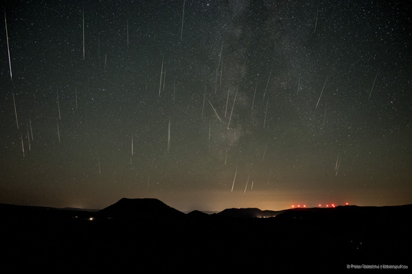 Viewing the Perseid meteor shower